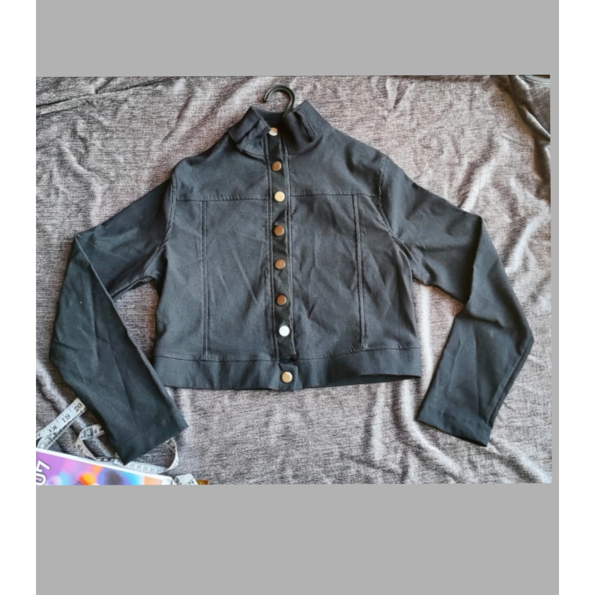 ست کراپ شلوار دمپا بگ کتان